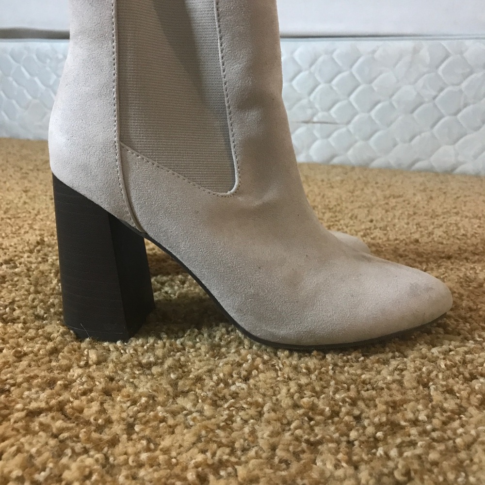 Grey booties